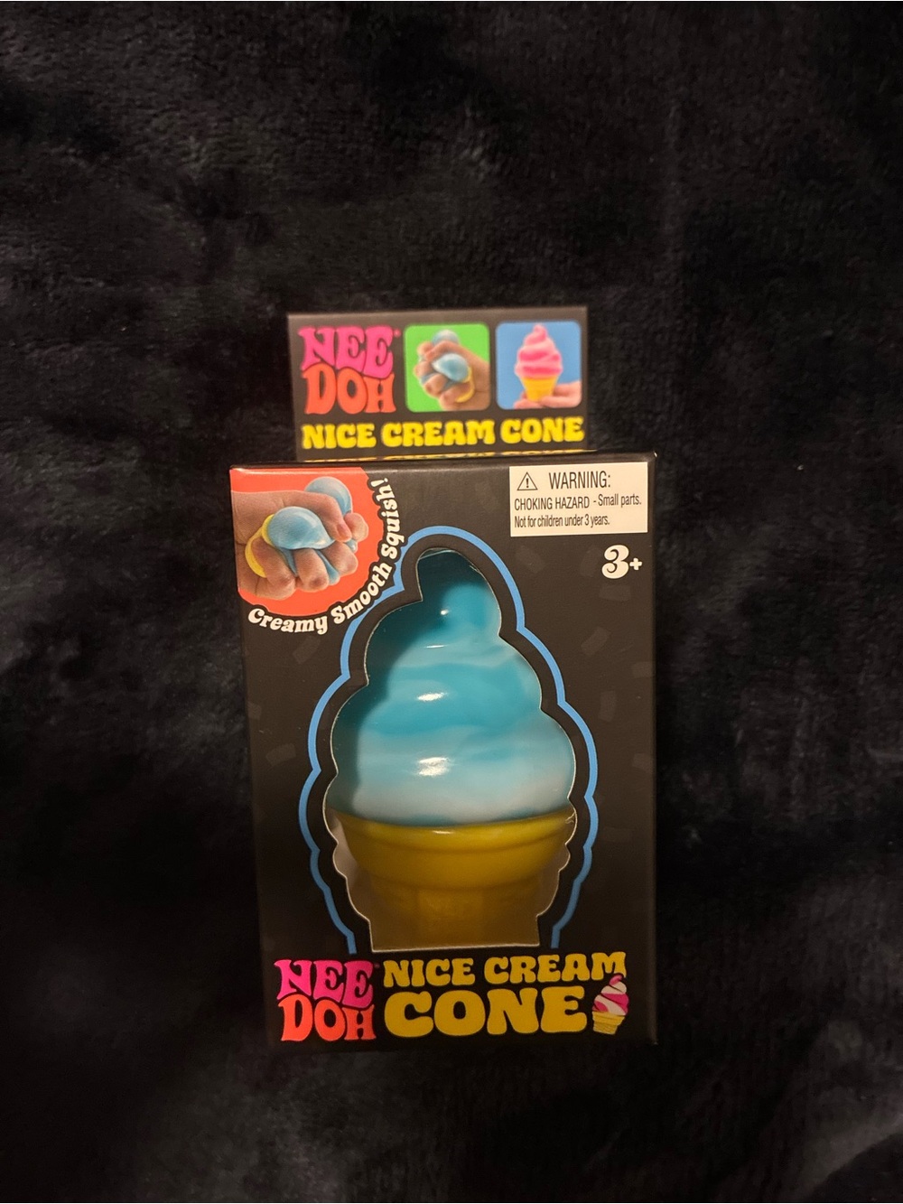 Needoh Nice Cream Cone (blue) Squish